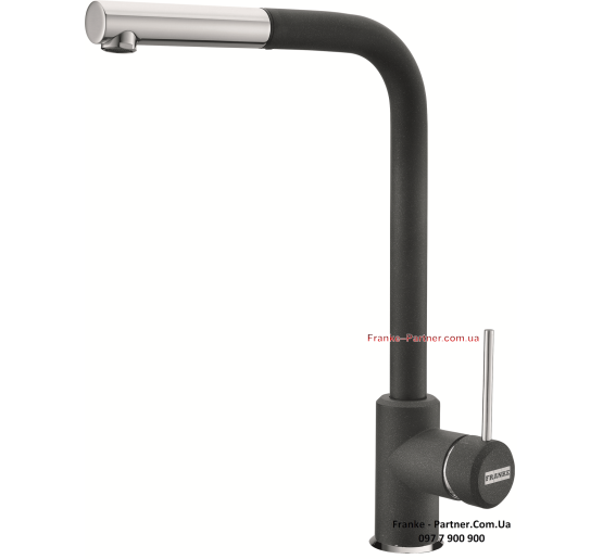 Кухонний змішувач Franke Sirius Pull Out | витяжний вилив | сірий камінь | 115.0668.381