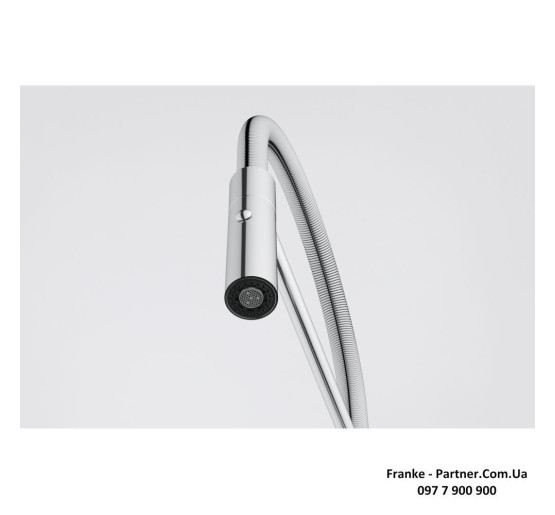 Смеситель кухонный Franke Maris Slim SemiPro | гибкий излив | функция душа ламинарный поток воды хром | 115.0728.395