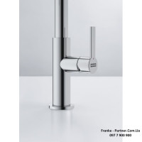 Кухонний змішувач Franke Maris Slim SemiPro | гнучкий вилив | функція душу | ламінарний потік води | хром | 115.0728.395