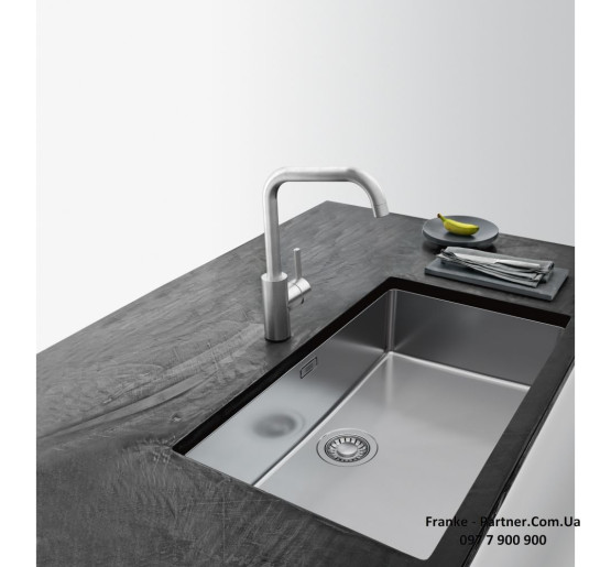 Смеситель кухонный Franke Eos Neo U | Кубус | ламинарный поток | нержавеющая сталь | 115.0529.202