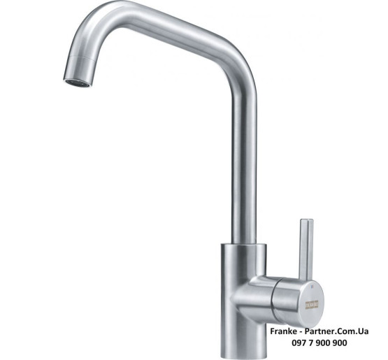 Смеситель кухонный Franke Eos Neo U | Кубус | ламинарный поток | нержавеющая сталь | 115.0529.202