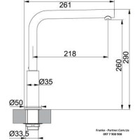 Кухонний змішувач Franke Neptune Evo | хром | архів | 115.0373.928