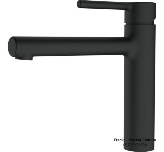 Смеситель кухонный Franke Centro | ламинарный поток воды черный матовый | 115.0621.613