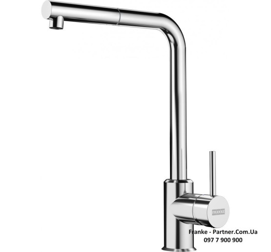 Смеситель кухонный Franke Sirius Pull Out | вытяжное излияние | хром | 115.0668.280