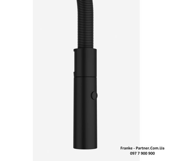 Кухонний змішувач Franke Maris Slim SemiPro | гнучкий вилив | функція душу | ламінарний потік | чорний матовий | 115.0728.396