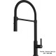 Кухонний змішувач Franke Maris Slim SemiPro | гнучкий вилив | функція душу | ламінарний потік | чорний матовий | 115.0728.396
