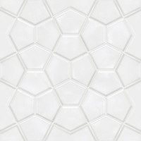 Декор Aquamarina Белый POL 59,7x59,7 код 6646 Nowa Gala