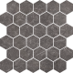 Мозаика Imperial Graphite Темно-серый Heksagon POL 27x27 код 6783 Nowa Gala