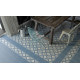 Плитка підлогова 3VМ18 Primavera Синій MAT 18,6x18,6 код 0257 Голден Тайл