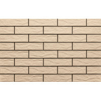 Плитка  фасадна Cerrad Krem 24,5x6,5 рустикальна