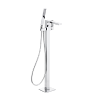 Смеситель для ванны и душа напольный KFA Armatura LOGON хром 