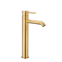 Змішувач для умивальника KFA Armatura MOZA BRUSHED GOLD 