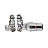 Дизайн крани радіаторні Vario Term Vision з термоголовкою 1/2” x М22x1.5 хром (правий)