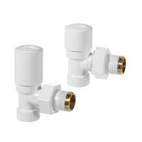 Дизайн крани радіаторні Vario Term Swing 1/2”x1/2” білий