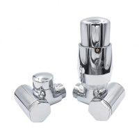 Дизайн крани радіаторні Vario Term Integra з термоголовкою 1/2” x М22x1.5 хром (правий)