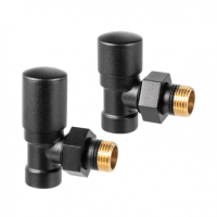 Дизайн крани радіаторні Vario Term Swing 1/2”x1/2” чорний