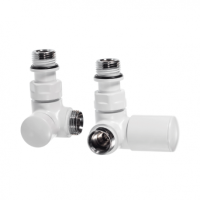 Дизайн крани радіаторні Vario Term Vision 1/2” x М22x1.5 білий правий