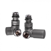 Дизайн крани радіаторні Vario Term Vision 1/2” x М22x1.5 графіт (правий)