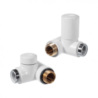 Дизайн краны радиаторные Vario Term Integra 1/2 " x м22х1. 5 белый (правый)