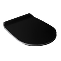 Кришка для унітаза Vignoni soft-close (VI004) Black, SIMAS