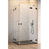 Душова кабіна Radaway (половина) Essenza Pro Black KDD 80 права,