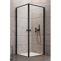 Душова кабіна Radaway (половина) Nes 8 Black KDD I 80 Frame права