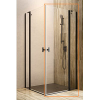 Душова кабіна Radaway (половина) Nes Black KDD II 90 права