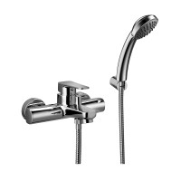 Змішувач для ванни Paffoni Sly (колір - хром), з фіксованим душовим гарнітуром Lance