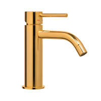 Змішувач для раковини Paffoni Light (колір - глянцеве золото), без донного клапана