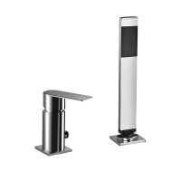 Смеситель на борт ванны без излияния Paffoni Tango (цвет - хром), с душевым гарнитуром