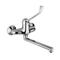 Змішувач для кухні настінний, вилив 200 мм Paffoni Nettuno due (колір - хром)