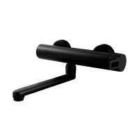 Змішувач для кухні настінний, вилив 200 мм Paffoni Ringo (колір - чорний матовий)