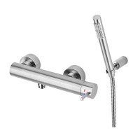 Змішувач для душу Paffoni Light (колір – сталь)