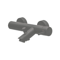 Змішувач для ванни Paffoni Light (колір – Mercury Grey)