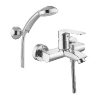 Змішувач для ванни Paffoni Lime (колір - хром), з регульованим душовим гарнітуром