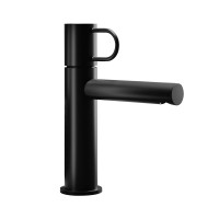 Змішувач для раковини Paffoni Joker (колір - чорний матовий), з донним клапаном Clic-Clac