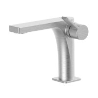 Змішувач для раковини Paffoni Rock (колір – сталь), без донного клапана