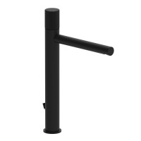 Змішувач для раковини високий Paffoni Jo (колір - чорний матовий), з донним клапаном