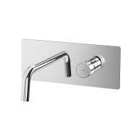 Змішувач для раковини настінний Paffoni Jo (колір - хром), вилив 178 мм