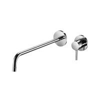 Змішувач для раковини настінний Paffoni Light (колір - хром), вилив 245 мм