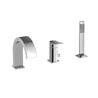 Змішувач на борт ванни Paffoni Tilt (колір - хром), з душовим гарнітуром