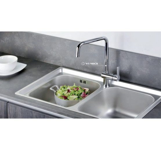 Змішувач для кухні Paffoni West (колір - хром)