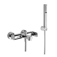 Смеситель для ванны Paffoni Candy (цвет – хром), с фиксированным душевым гарнитуром