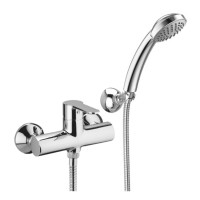 Змішувач для душу Paffoni Blu (колір - хром), з регульованим душовим гарнітуром