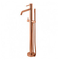 Змішувач для ванни для підлоги Paffoni Light (колір - Brushed Copper)