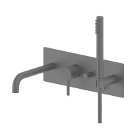 Змішувач для ванни Paffoni Light (колір – Mercury Grey)