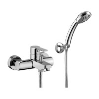 Смеситель для ванны Paffoni Red (цвет – хром), с регулируемым душевым гарнитуром.