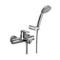 Змішувач для ванни Paffoni Sly (колір - хром), з душовим гарнітуром Lance
