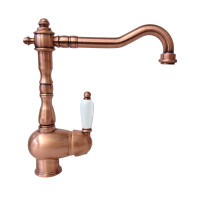 Змішувач для кухні, з поворотним виливом Paffoni Melissa (колір - мідь)