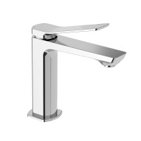 Смеситель для раковины Paffoni Tilt (цвет – хром), с донным клапаном Clic-Clac